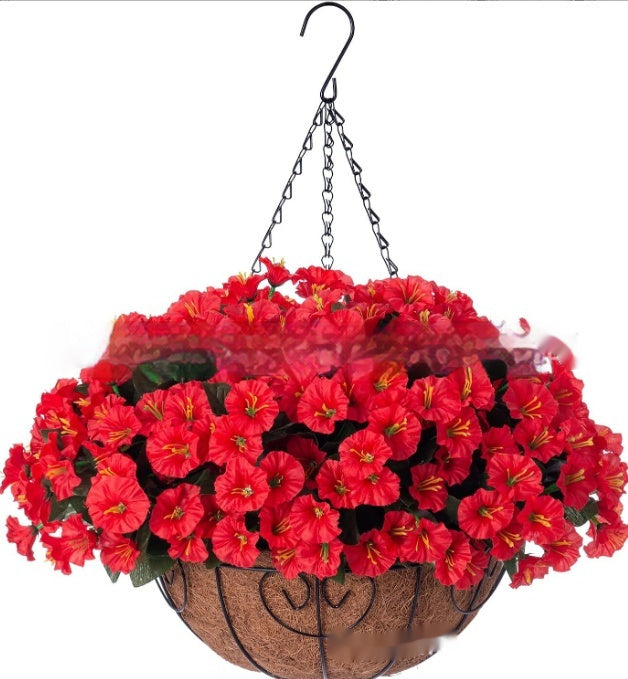 Gardening Iron Frame Coconut Palm Basket Clothes Hanger Hanging Pots