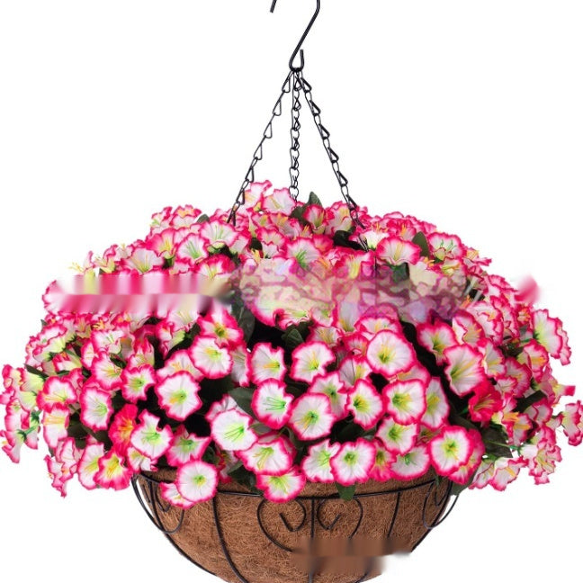 Gardening Iron Frame Coconut Palm Basket Clothes Hanger Hanging Pots