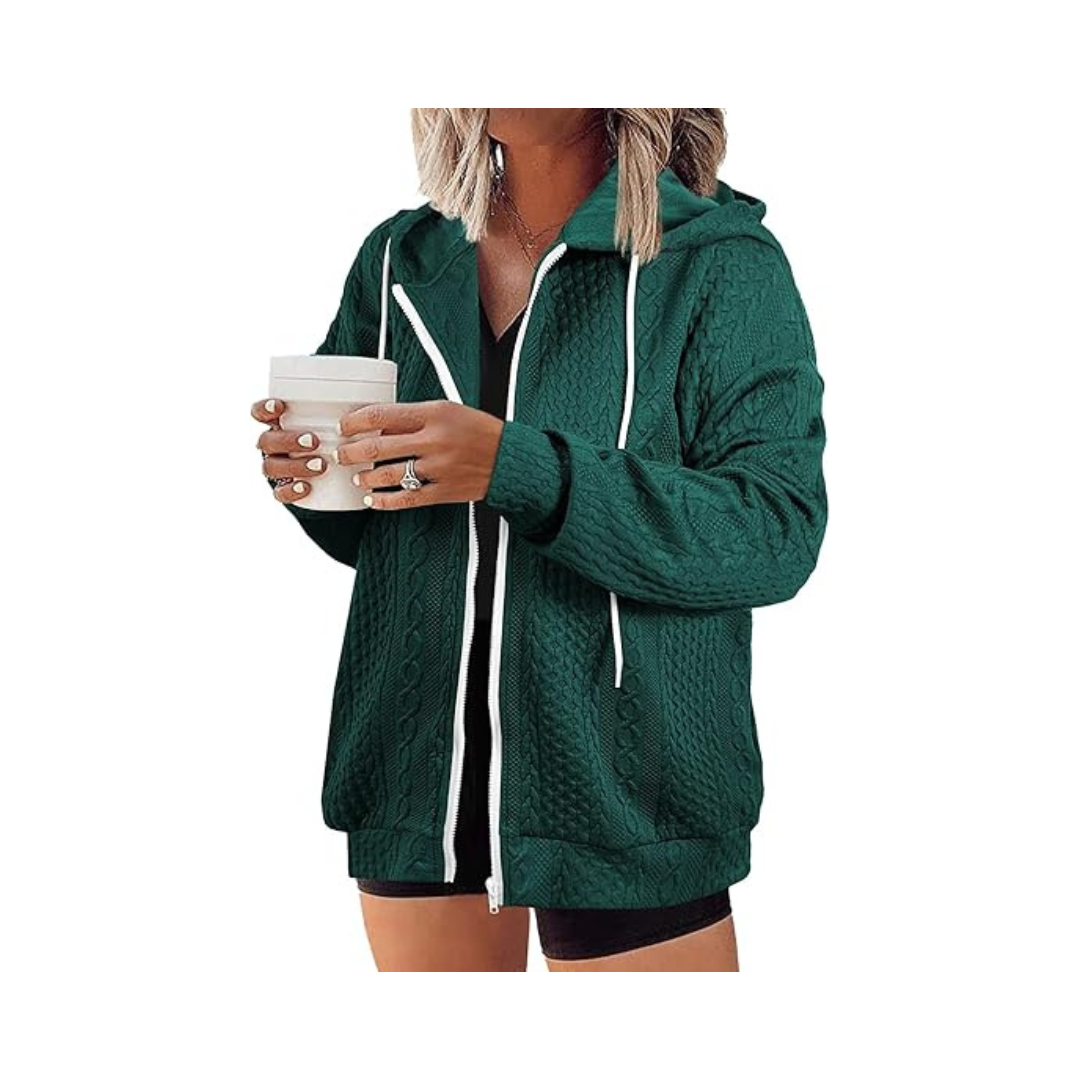 Pexaly Casual Long Sleeve Hooded Jackets